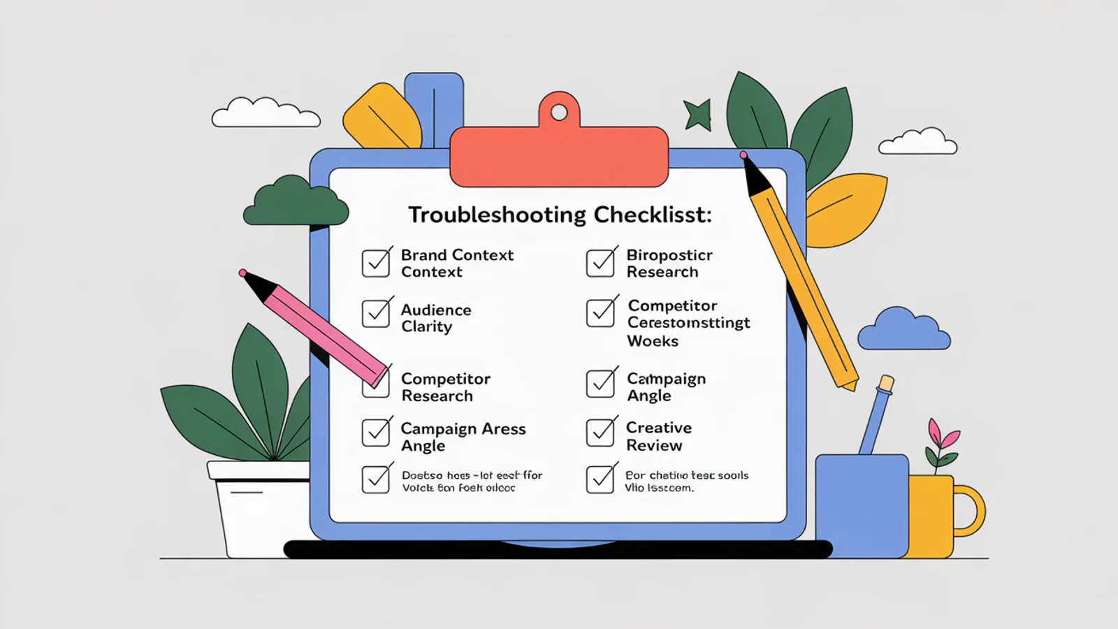 MITPO troubleshooting checklist